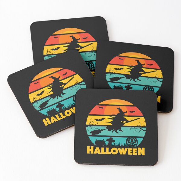 Item preview, Enchanted Halloween Sunset: Witches, Bats, and Magic designed and sold by BNCH44.