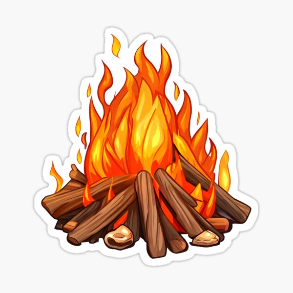 Item preview, Burning Camp Fire designed and sold by SGCreations-78.