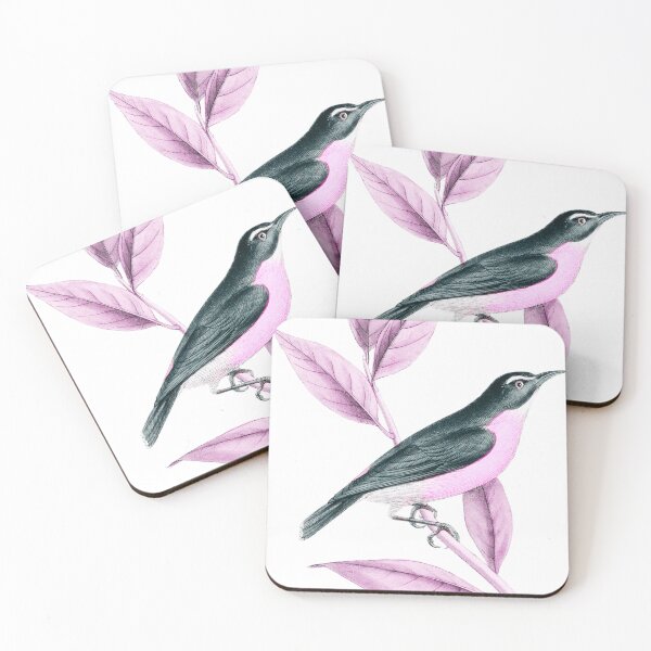 Item preview, Pink Preppy Parrot Watercolor Art designed and sold by Yellowriversss.