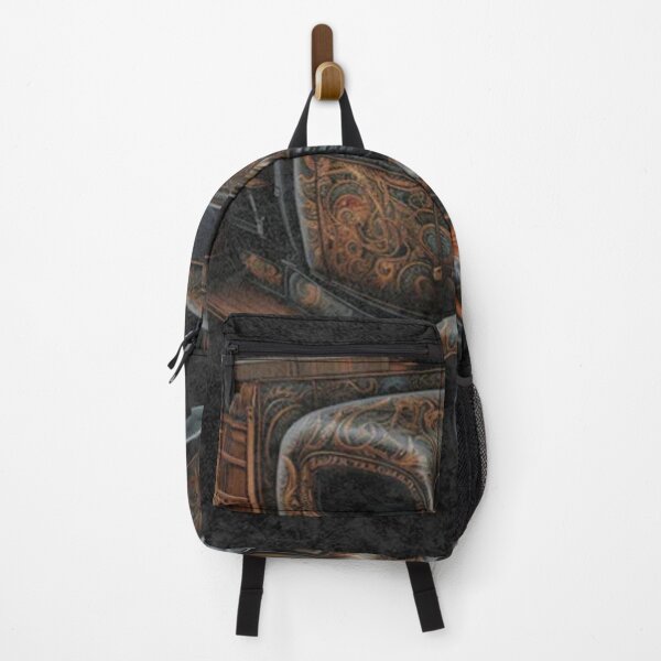 Item preview, "Rusty Revival: Antique tattooed Pickup Truck on Black Wallpaper" designed and sold by WhiteWolfe0127.
