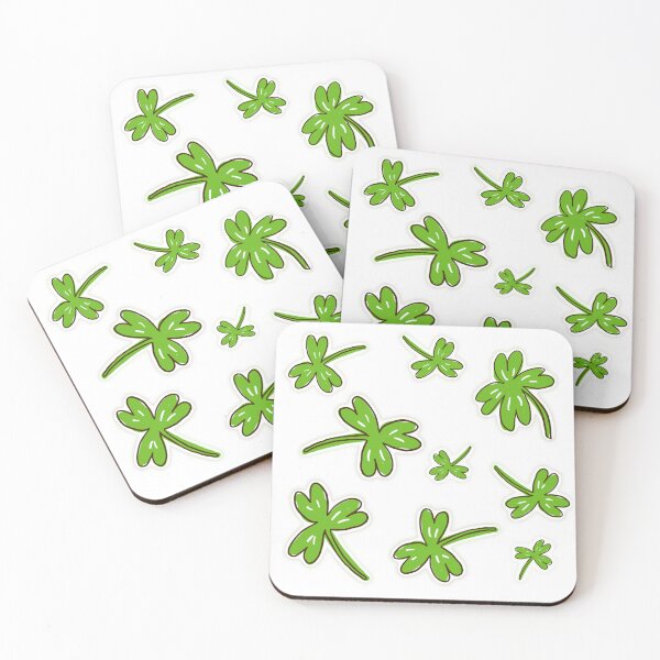 Item preview, Find My 4-Leaf Clover l Sticker Design by Zeesdesign on Redbubble designed and sold by ZEESDESIGN.