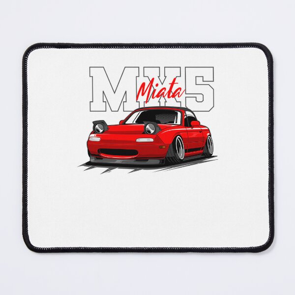 Aperçu de l'œuvre voiture miata jdm rouge créée et vendue par MakhiLeonAcces.