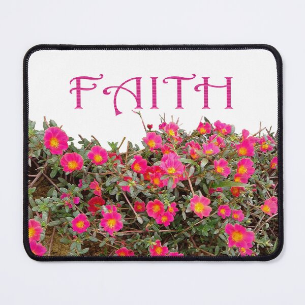 Item preview, Faith with Pink Flowers designed and sold by Jeiel07.