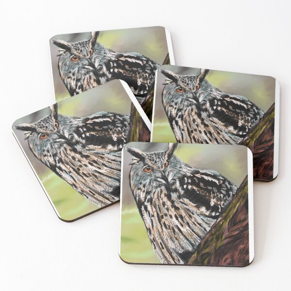 Item preview, Animal inspired eagle owl print. designed and sold by animal-inspired.
