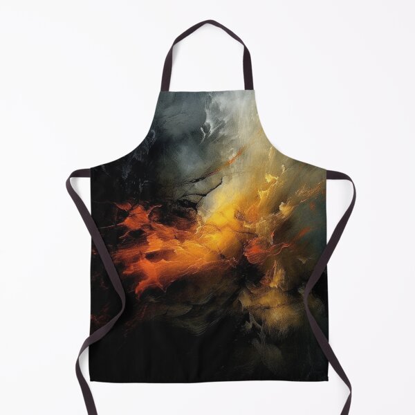 Item preview, "Sacred Inferno: Smoke and Fire in Beautifully Textured Brushstrokes" designed and sold by WhiteWolfe0127.
