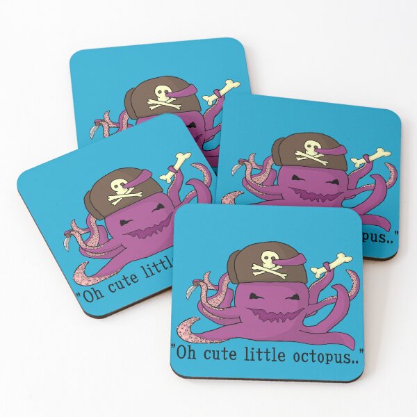 Item preview, "Oh cute little octopus"- the scary pirate. designed and sold by RaczekForArt.