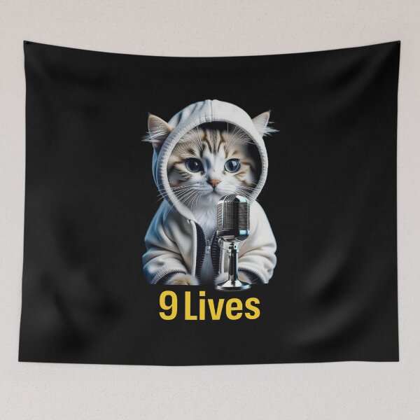 Item preview, 9 Lives Kitten Rapper designed and sold by LighterLifeLove.