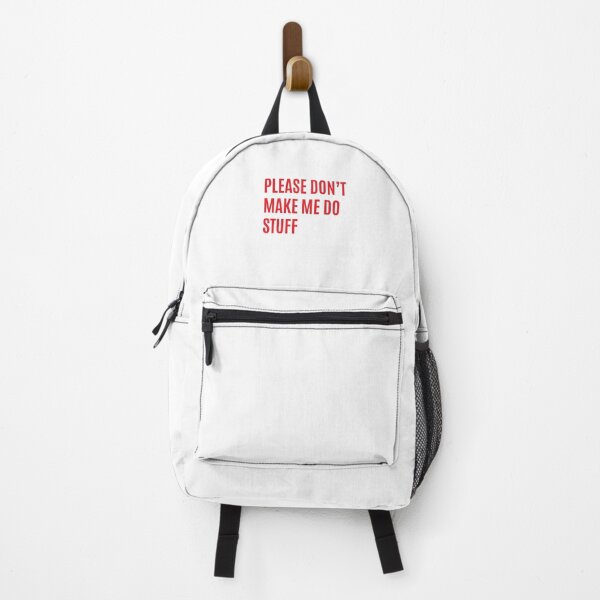 Item preview, Please don't make me do stuff - Typography Text Design - Red white color designed and sold by AMGraphicStudio.