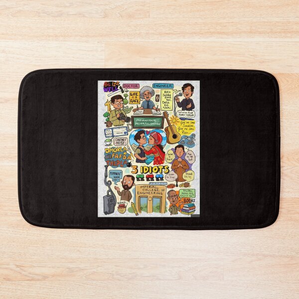 Item preview, 3 Idiots doodle mashup Inkt Tri-blend designed and sold by YVOJACKSON.