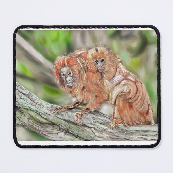 Item preview, Mother Tamarin & Young  designed and sold by animal-inspired.