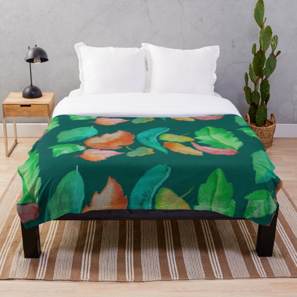 Item preview, Deep Jungle Green Seasons: Acuarela Primavera Otoño Hojas Pieretto designed and sold by Pieretto.