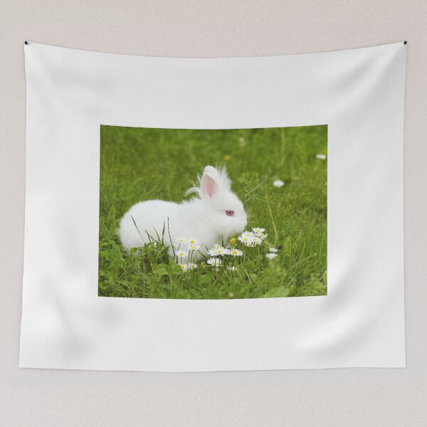 Item preview, white bunny designed and sold by goceris.