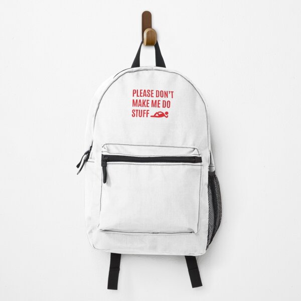 Item preview, Please don't make me do stuff - Typography Icon Text Design - Red WHite color designed and sold by AMGraphicStudio.
