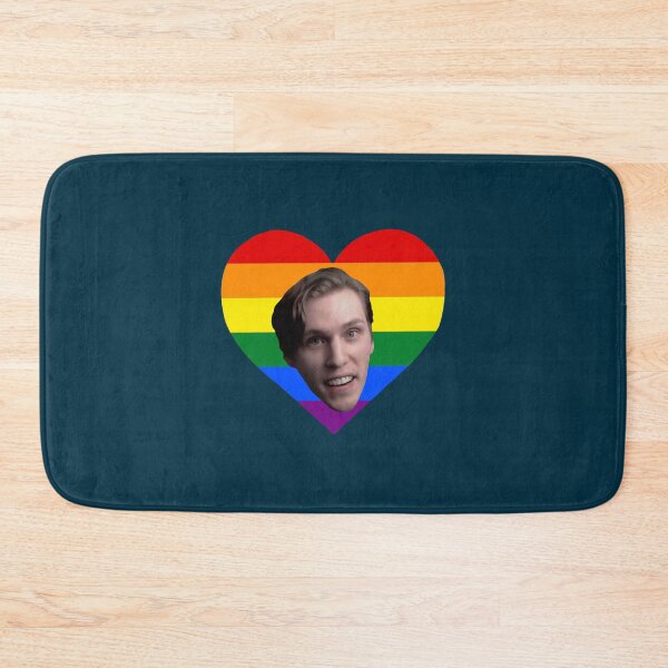 Item preview, Jerma-Heart shaped pride gay flag designed and sold by boeanddraya.