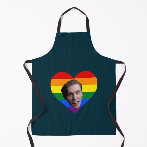 Item preview, Jerma-Heart shaped pride gay flag designed and sold by boeanddraya.