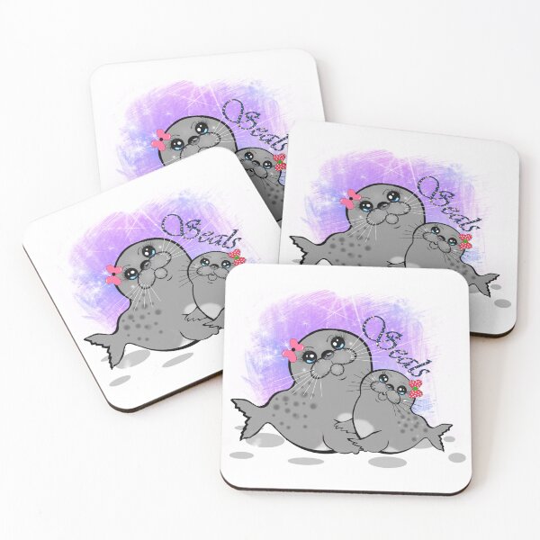 Item preview, Charming seals  designed and sold by Shirley cute art .