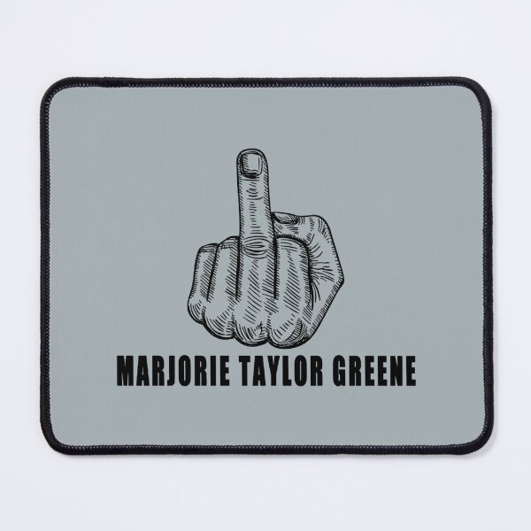 Item preview, Fuck Marjorie Taylor Greene Political Button designed and sold by AbnerKenzie.