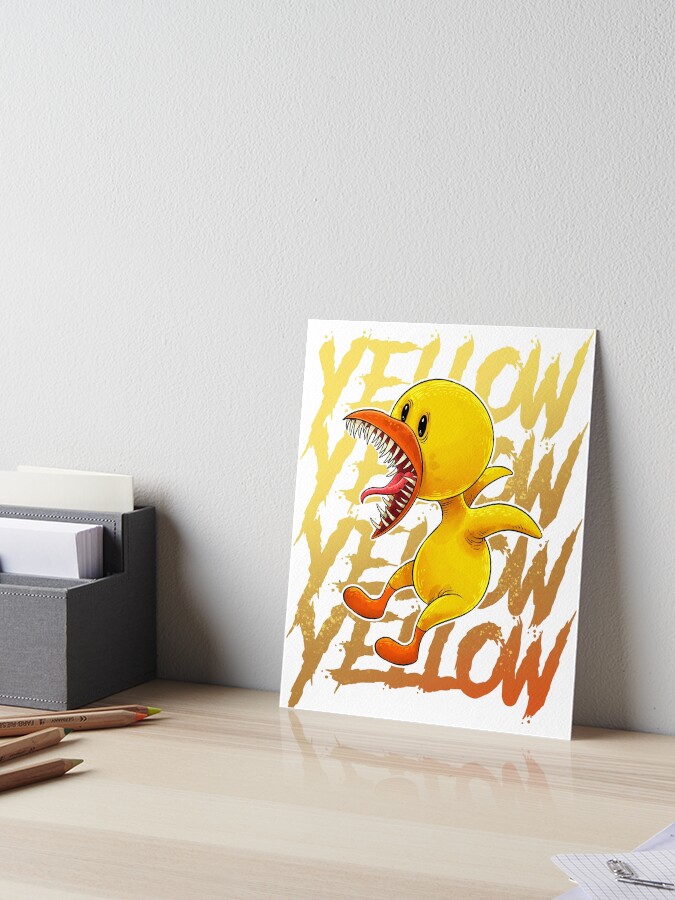 Yellow Rainbow Friends Fan art Poster for Sale by DrawForFunYt