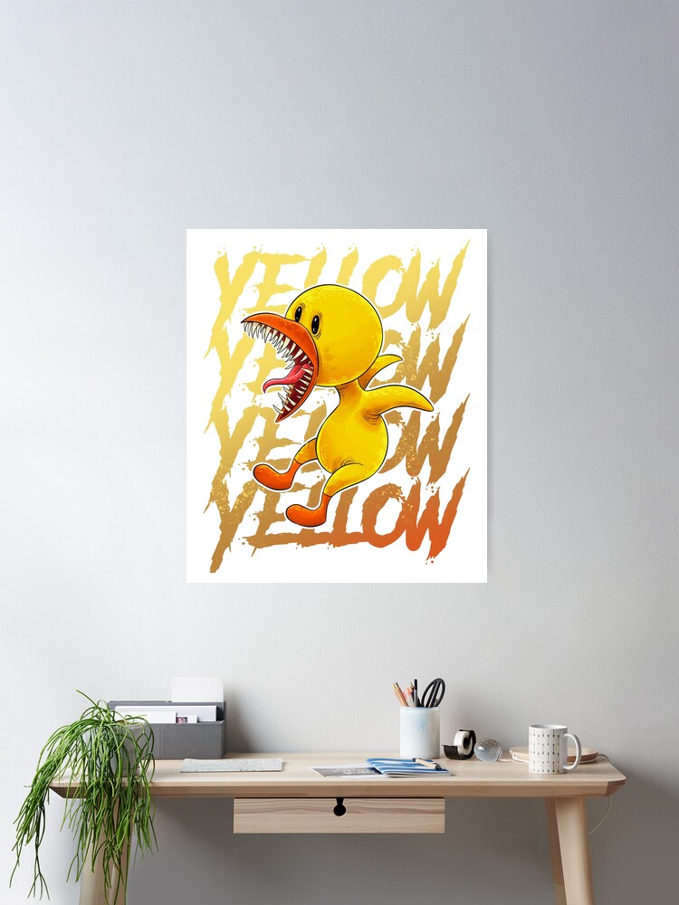 Yellow Rainbow Friends Fan art | Poster