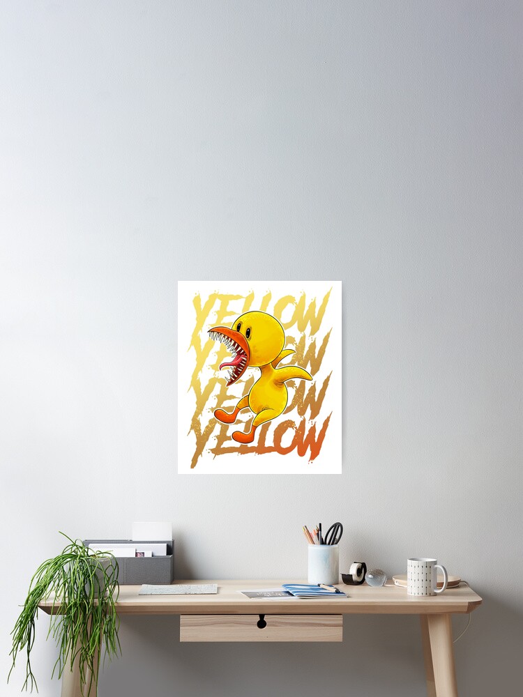 Yellow Rainbow Friends Fan art Sticker for Sale by DrawForFunYt