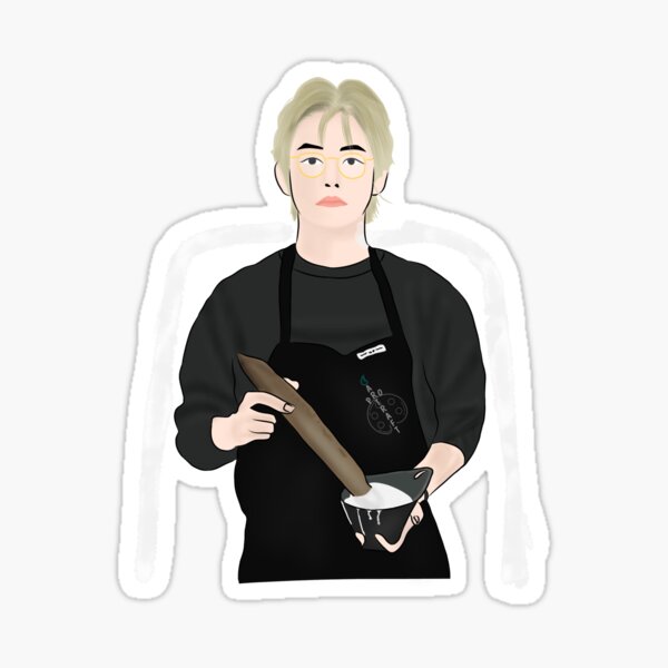 Layover Tracks Kim by V of BTS / Kim Taehyung Sticker for Sale by  filmcherish