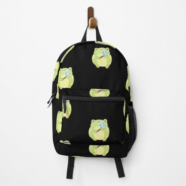 Item preview, Cute Frog Holding An Axe (Large Version) designed and sold by DaFkApparel.