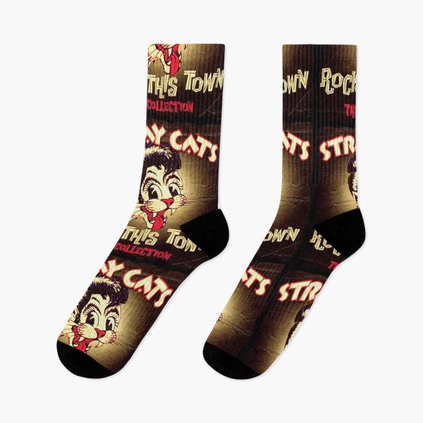 Item preview, Cat band rock this town punk music  designed and sold by IsidrRolfson.