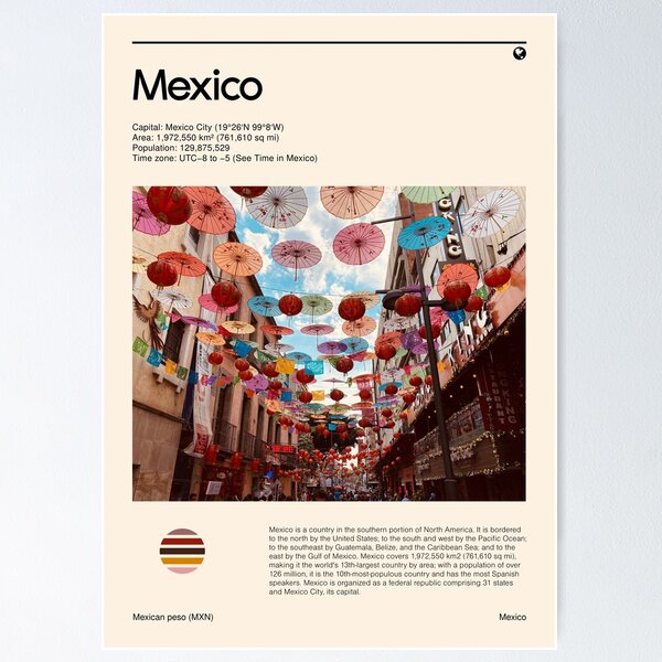 Item preview, Visit Mexico (Travel poster) designed and sold by RabbitK.