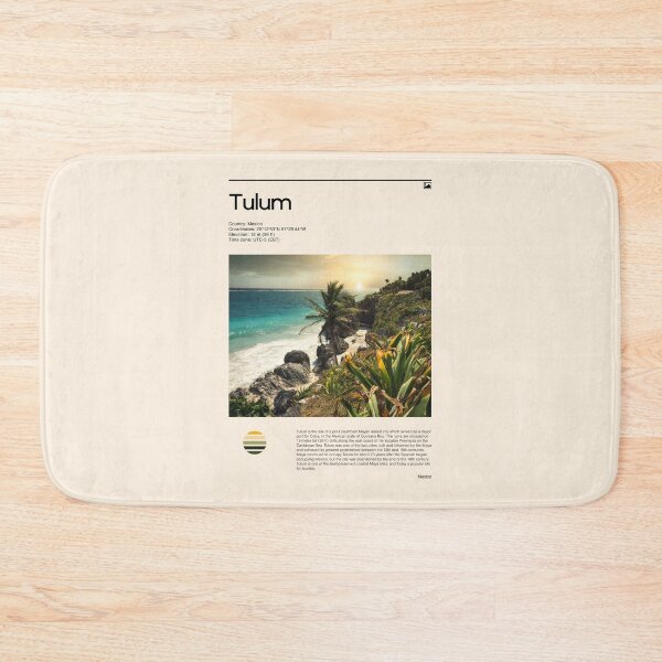 Item preview, Visit Tulum, Mexico (Travel poster) designed and sold by RabbitK.