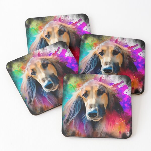 Item preview, Elegance Unleashed, Afghan Hound Splash Art Merchandise designed and sold by The Digital Compass.