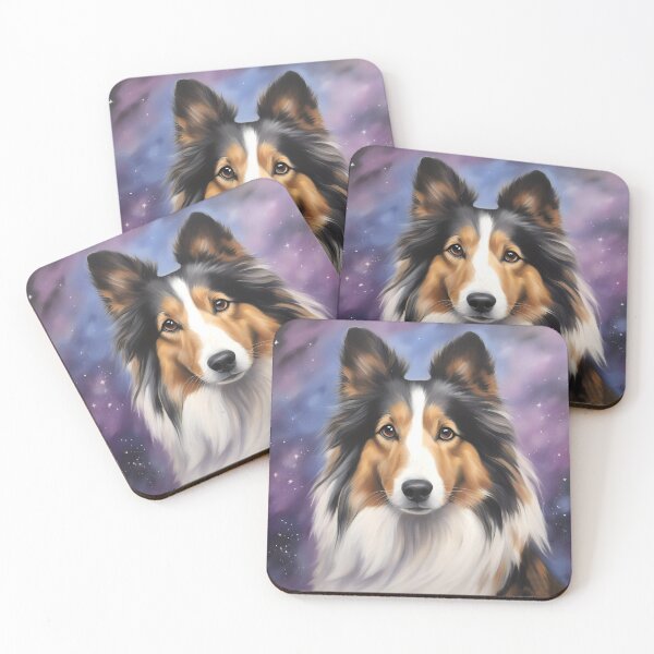 Item preview, collie cosmos painting  designed and sold by PetArt  ⭐⭐⭐⭐⭐.