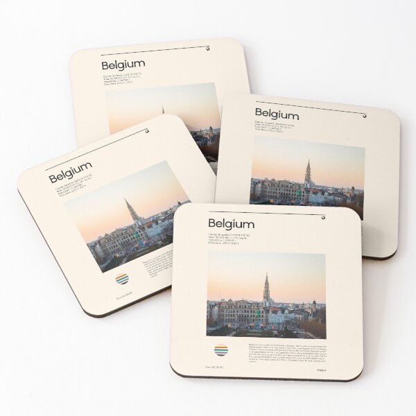 Item preview, Visit Belgium (Travel poster) designed and sold by RabbitK.