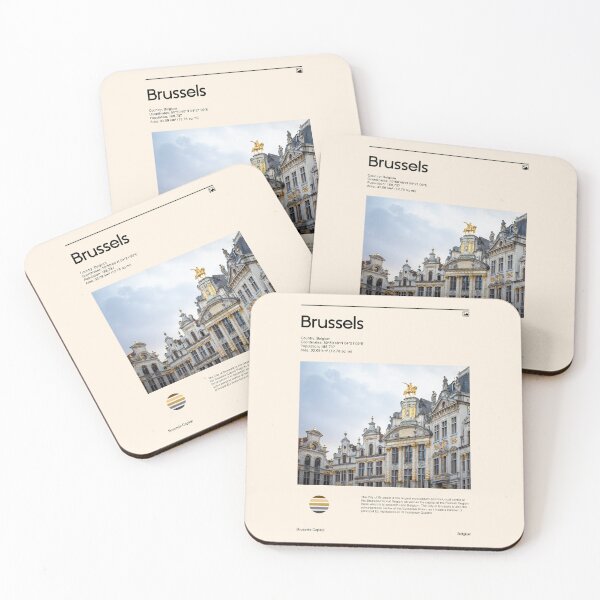 Item preview, Visit Brussels, Belgium (Travel poster) designed and sold by RabbitK.