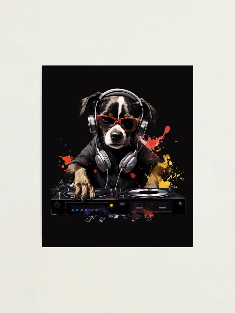 Dog Dj | Photographic Print