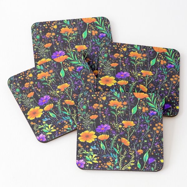 Item preview, Cosmos Halloween, Blacklight Painting, Watercolor style,  designed and sold by llds03102522.