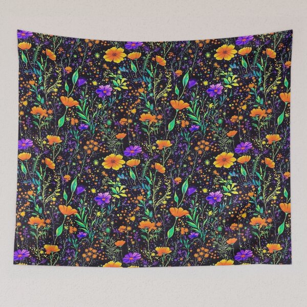 Item preview, Cosmos Halloween, Blacklight Painting, Watercolor style,  designed and sold by llds03102522.
