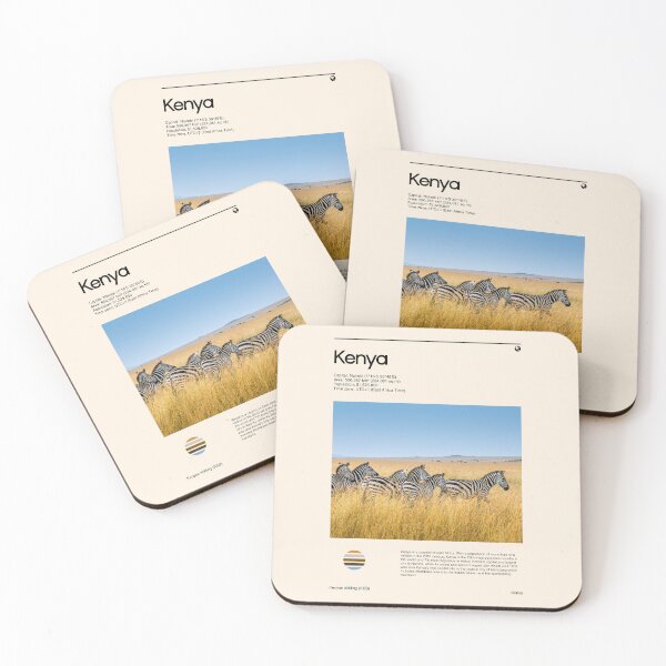 Item preview, Visit Kenya (Travel poster) designed and sold by RabbitK.