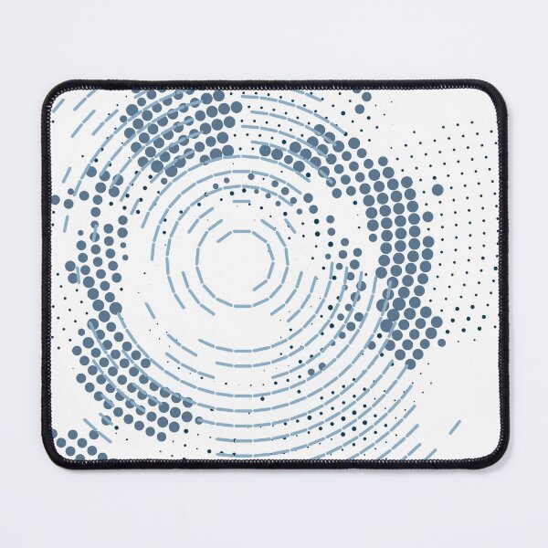 Item preview, Halftone Retro Circle Symphony in Blue designed and sold by artistevt.