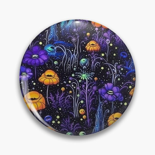 Item preview, Cosmos Halloween, Blacklight Painting, Watercolor style,  designed and sold by llds03102522.