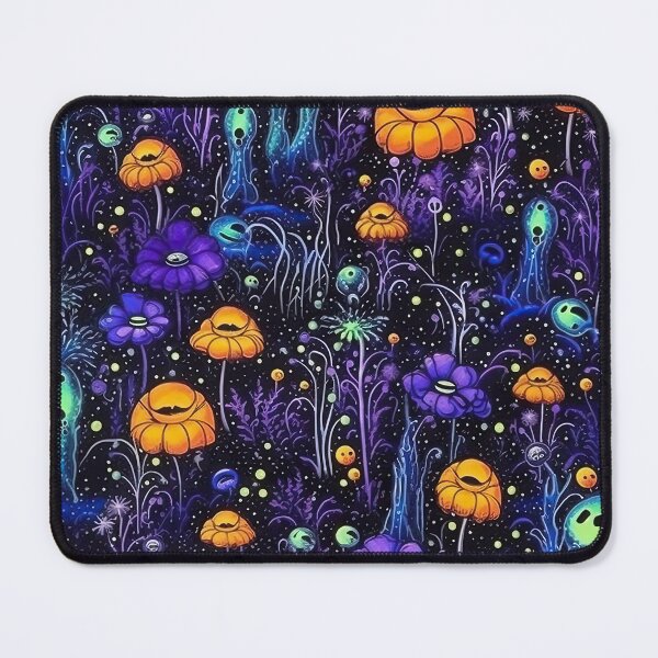 Item preview, Cosmos Halloween, Blacklight Painting, Watercolor style, designed and sold by llds03102522.