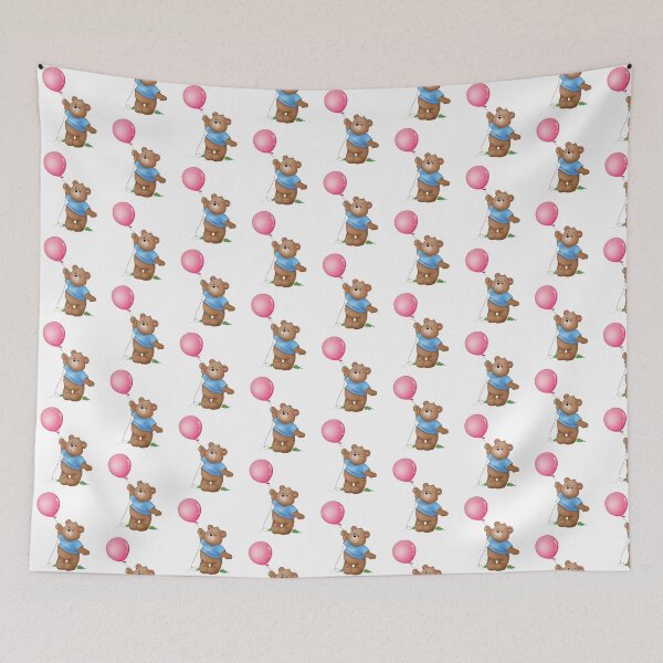 Item preview, little bear holding a balloon designed and sold by Thipphawan88.