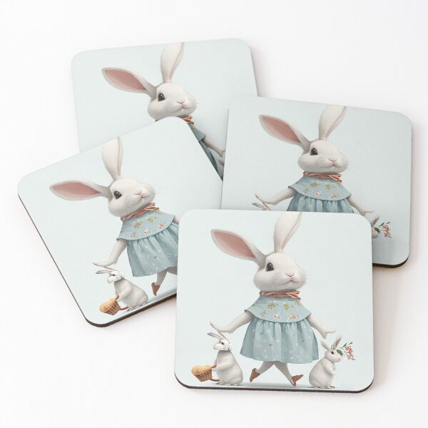 Item preview, A blue dress rabbit designed and sold by bosilvercat.