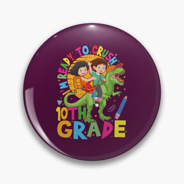 Item preview, I'm Ready to Crush10th Grade Back To School T-rex Teachers and Kids Gift designed and sold by YAHIA-14.