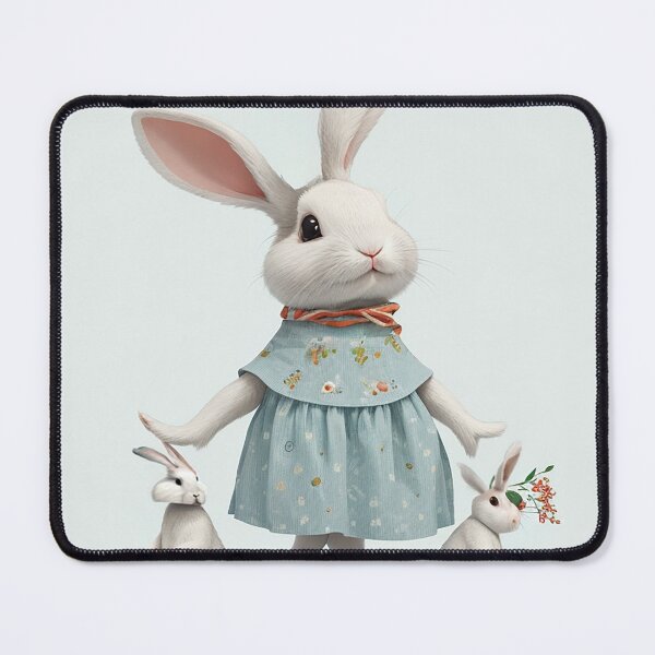 Item preview, A blue dress rabbit designed and sold by bosilvercat.