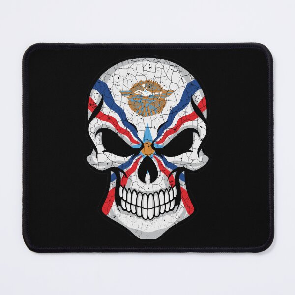 Item preview, Assyria X Head Skull Flag designed and sold by kirk-spring.