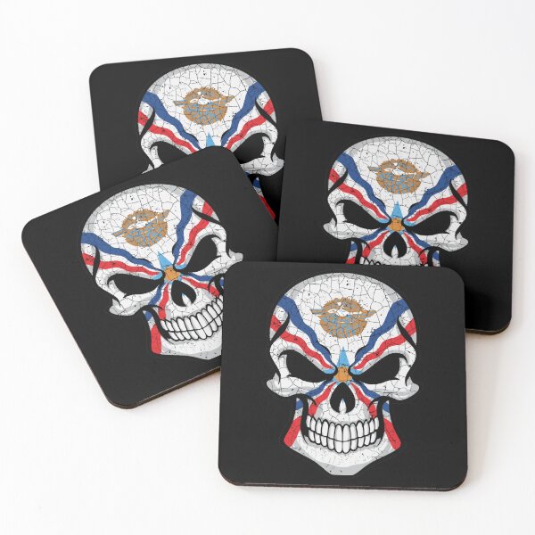 Item preview, Assyria X Head Skull Flag designed and sold by kirk-spring.
