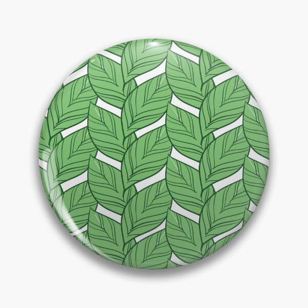 Item preview, Green leaf pattern designed and sold by Sneshkica.