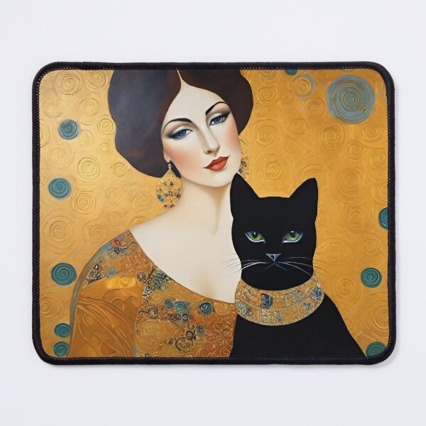 Item preview, Woman & Black Cat designed and sold by Raine2Shine.