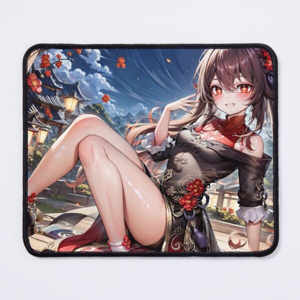 Item preview, Hutao in a China Dress - Genshin Impact designed and sold by Bocchi-Miyazuki.