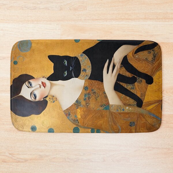 Item preview, Woman & Black Cat designed and sold by Raine2Shine.